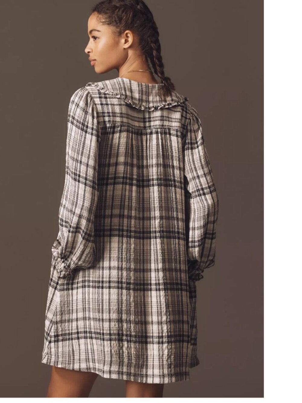 Anthropologie Pilcro Keira Long-Sleeve Mini Dress XS new - Picture 3 of 5